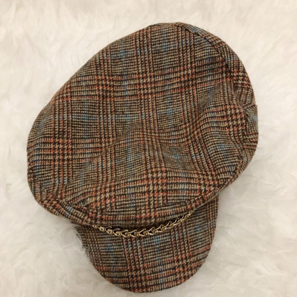 Zara Nautical Cap with Gold Chain